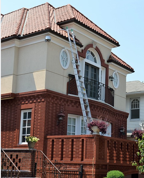 Being-renovated house